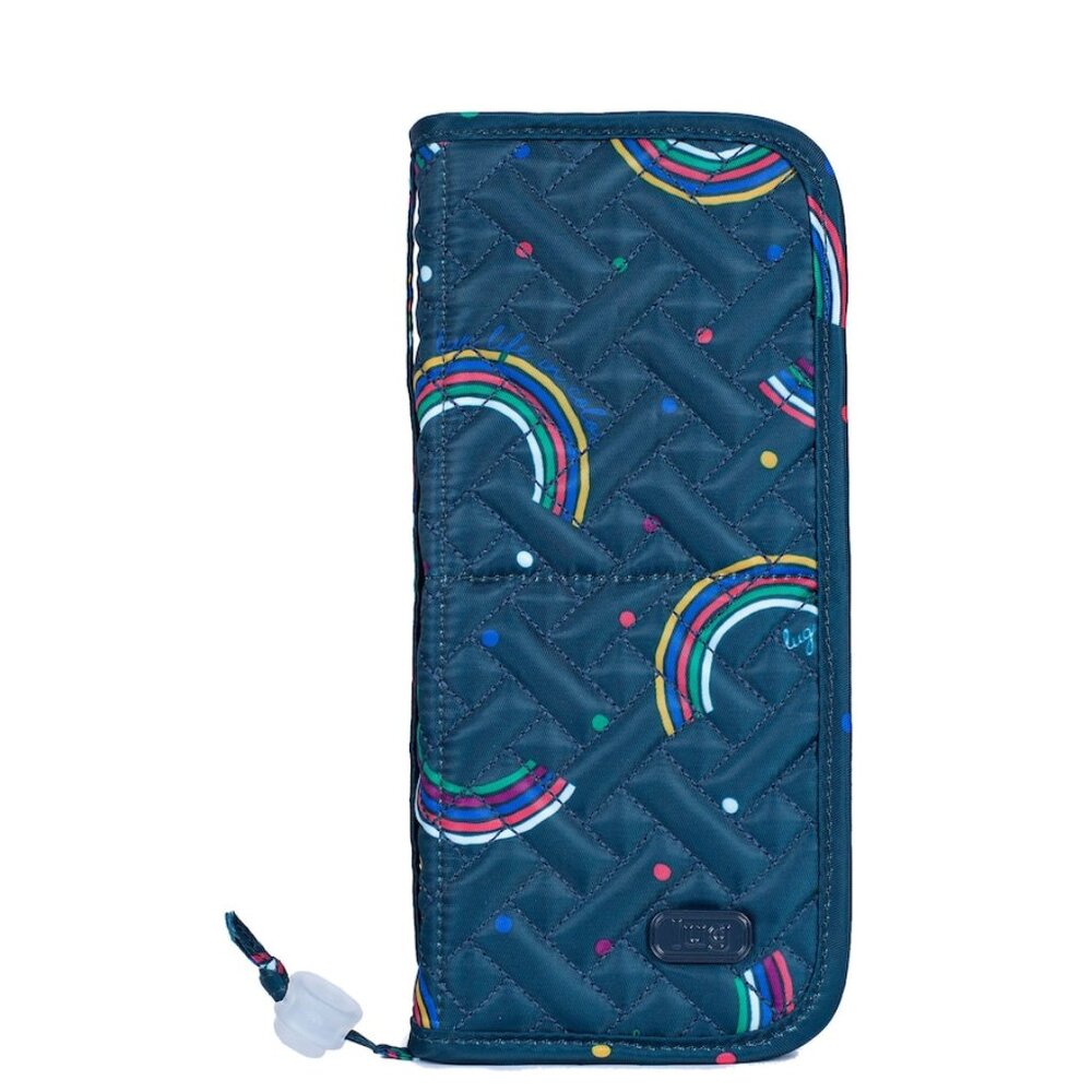 NWOT LUG Sleeper Cosmetic Brush Holder  - in Rainbow Navy
